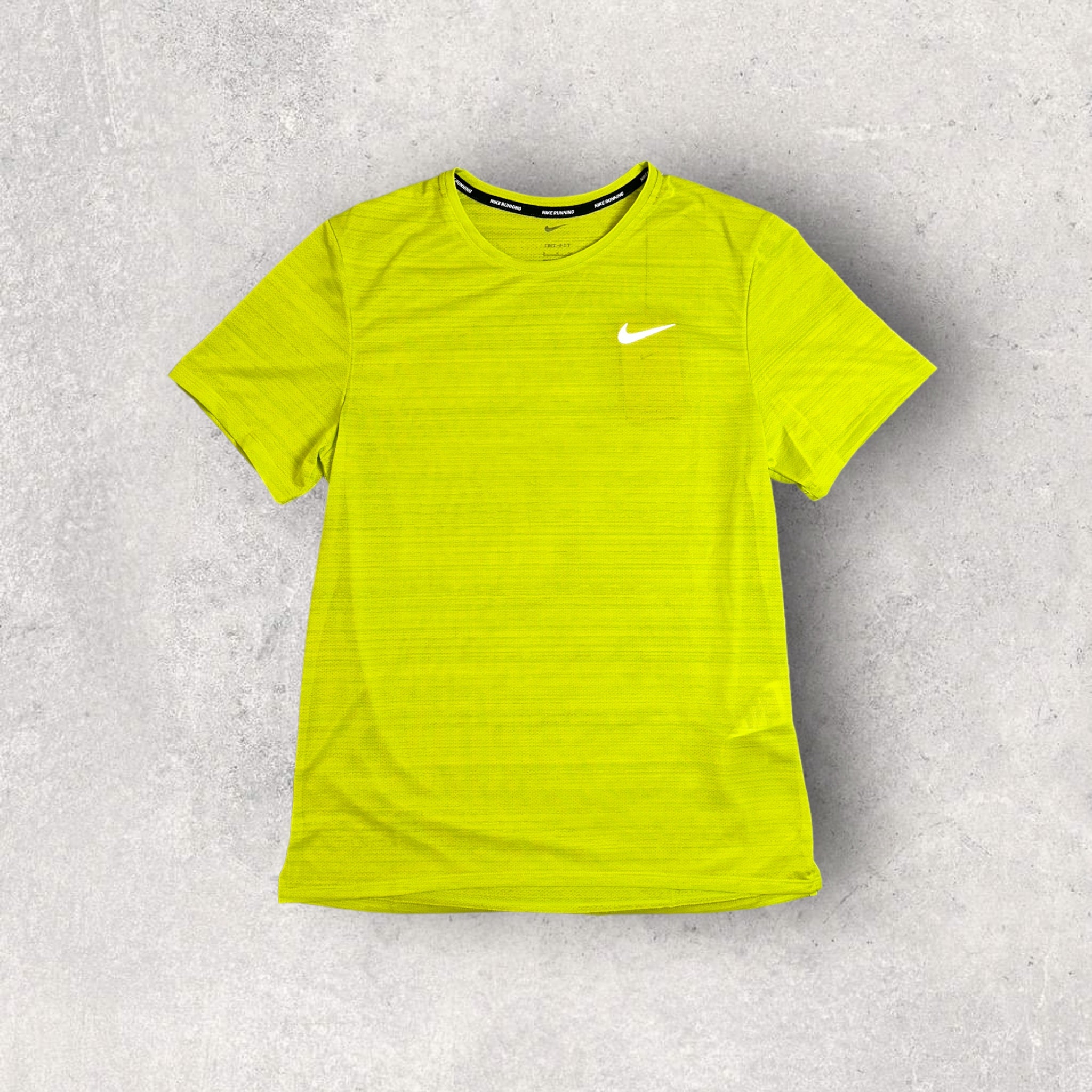 NIKE MILER BREATHE T-SHIRT - CACTUS