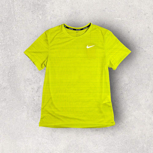 NIKE MILER BREATHE T-SHIRT - CACTUS