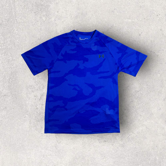 UNDER ARMOUR JACQUARD T-SHIRT 
- BLUE