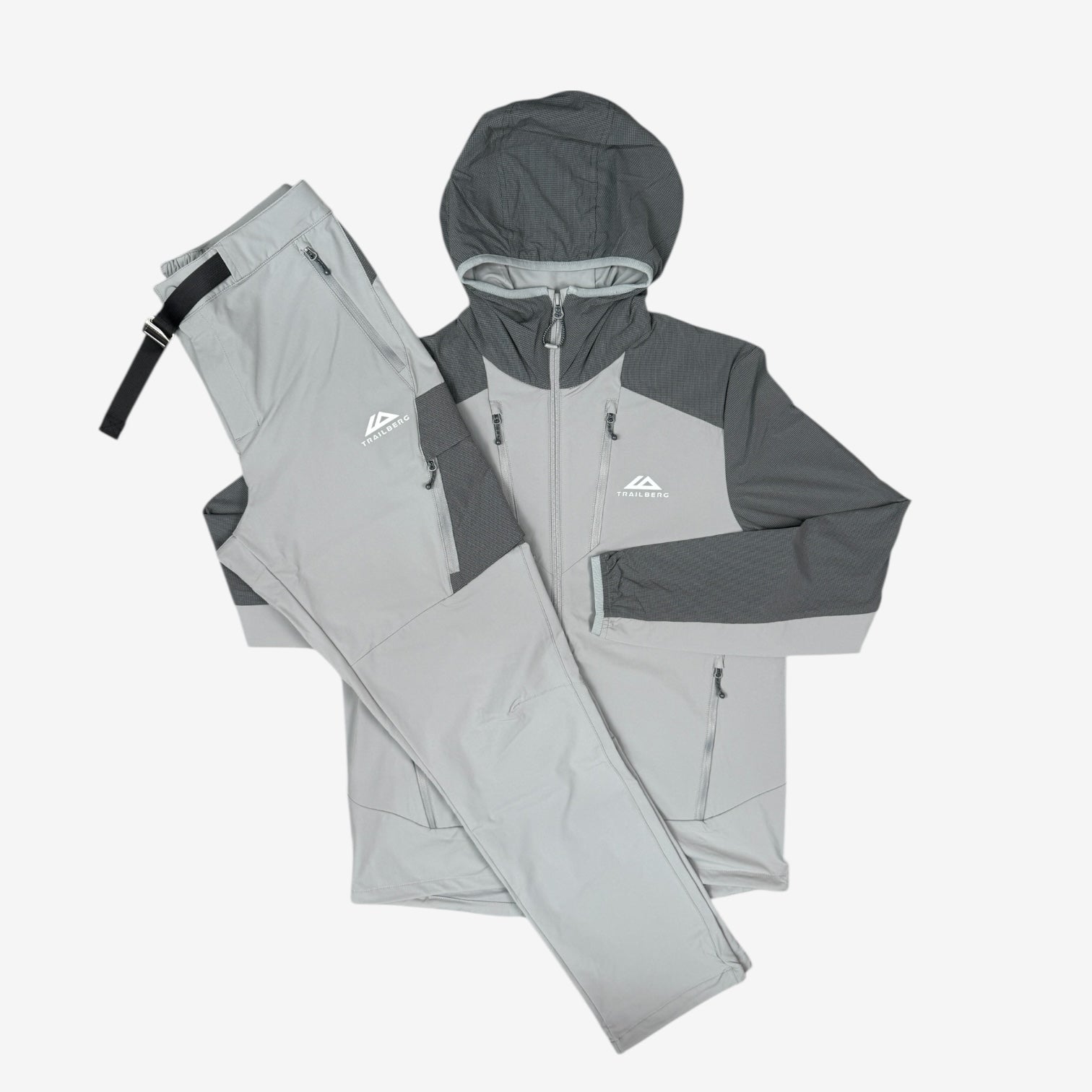 TRAILBERG FALTENJURA TRACKSUIT - GREY/IRON GREY