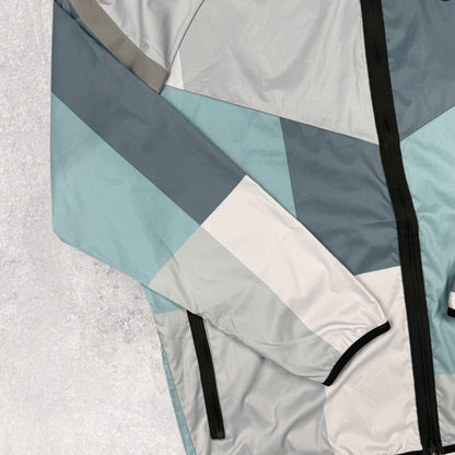 NIKE EXCLUSIVE PATCHWORK JACKET - BLUE