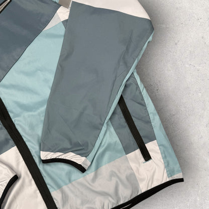 NIKE EXCLUSIVE PATCHWORK JACKET - BLUE