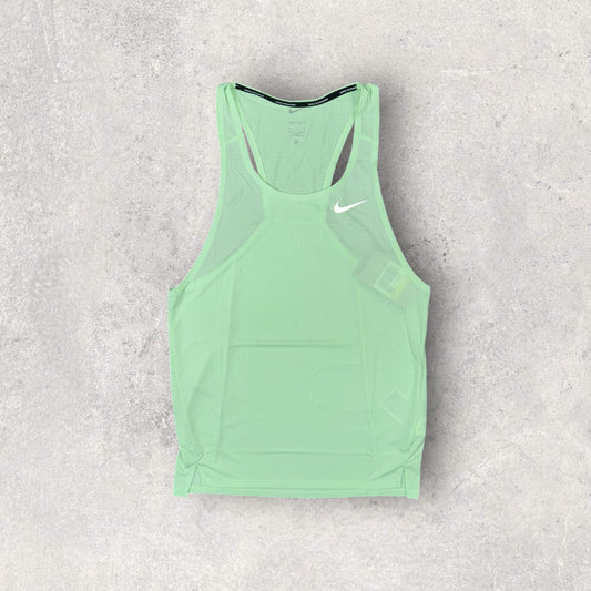 NIKE DRI-FIT RUNNING VEST - VAPOUR GREEN