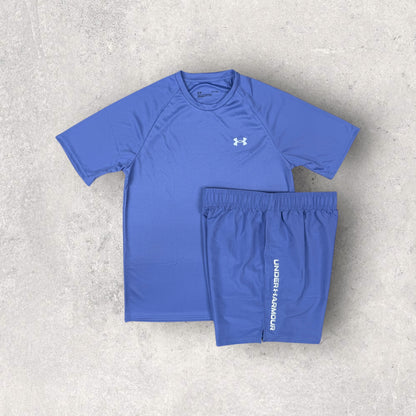 UNDER ARMOUR VELOCITY SHORT SET - PURPLE