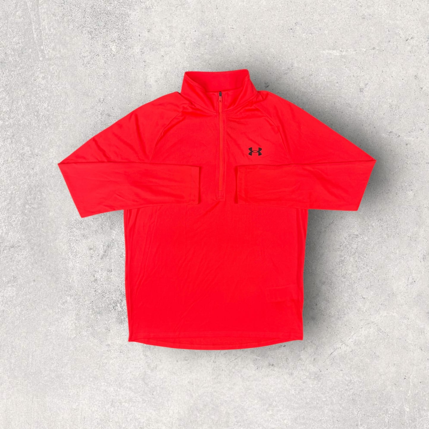 UNDER ARMOUR 1/4 ZIP SHORT SET - CRIMSON