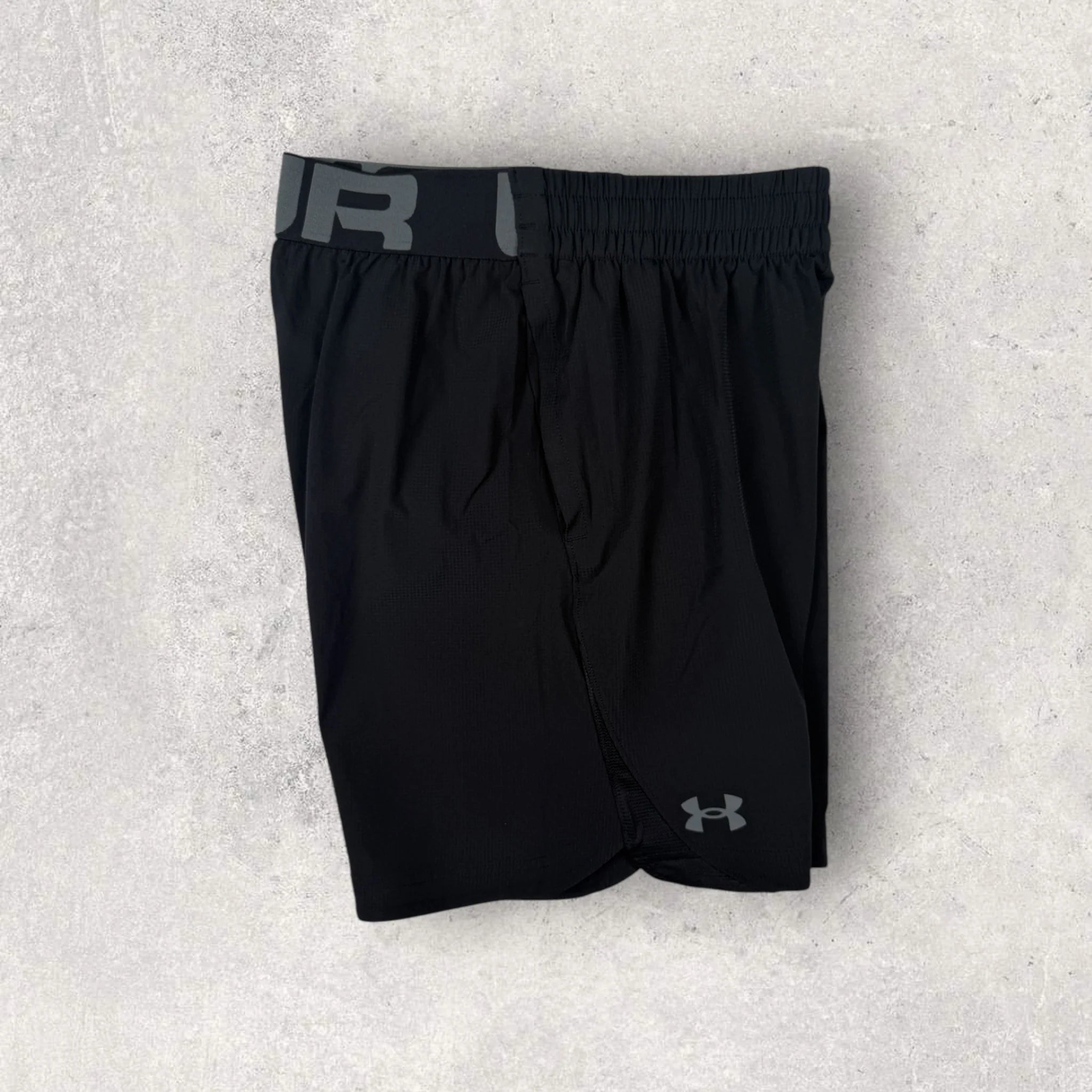 UNDER ARMOUR GEO 1/4 ZIP SHORT SET - BLUE/BLACK