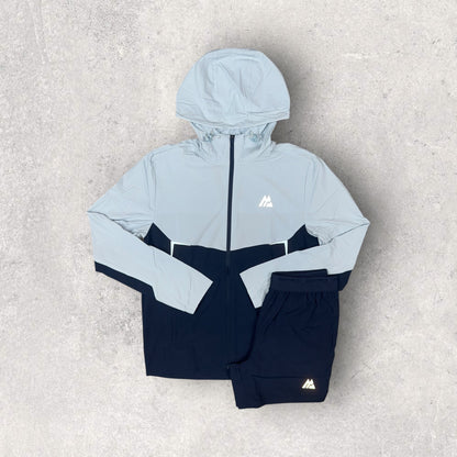 MONTIREX SURGE JACKET/SHORT SET - MIST/BLUE