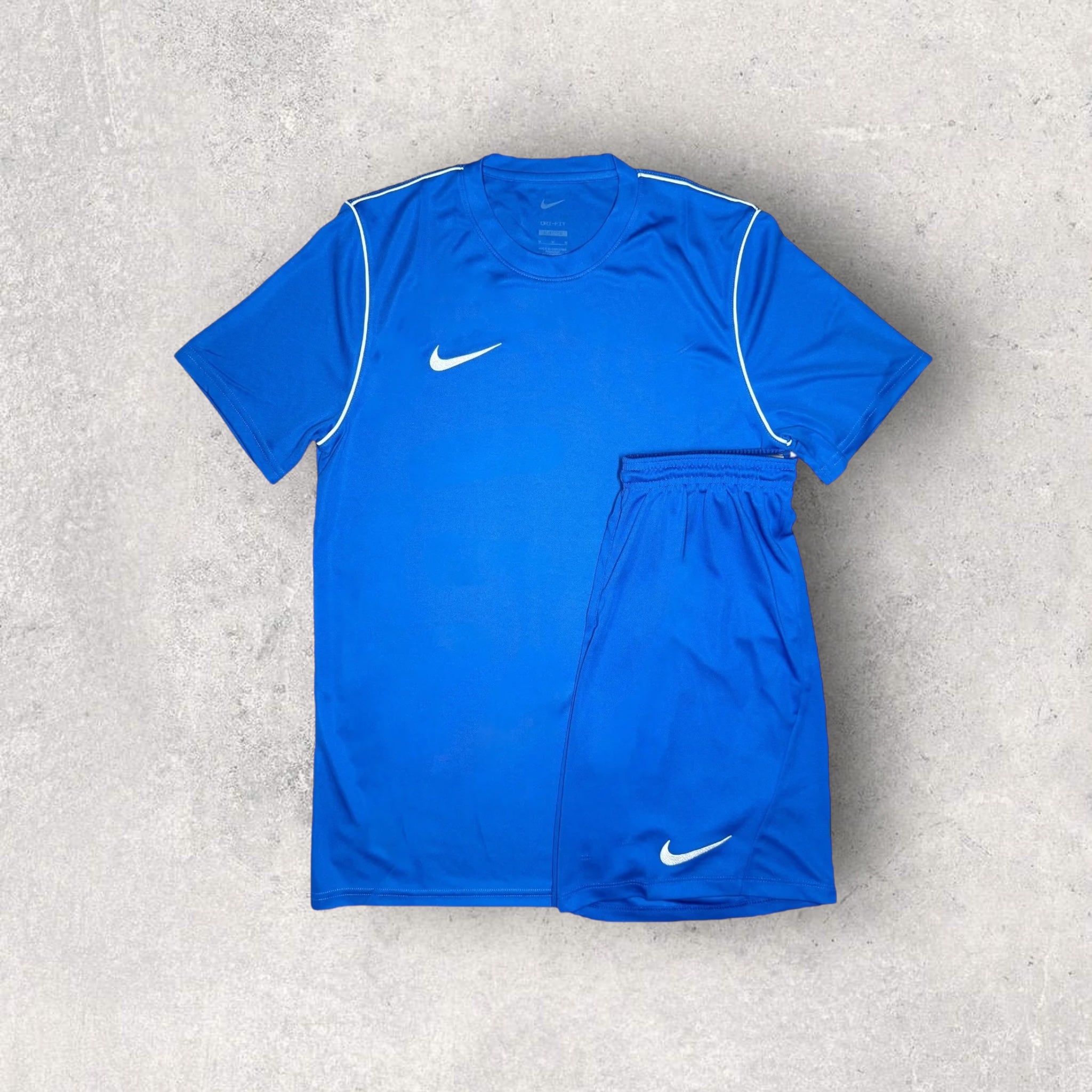 NIKE DRI-FIT SET 2.0 - T-SHIRT & SHORTS - ROYAL BLUE