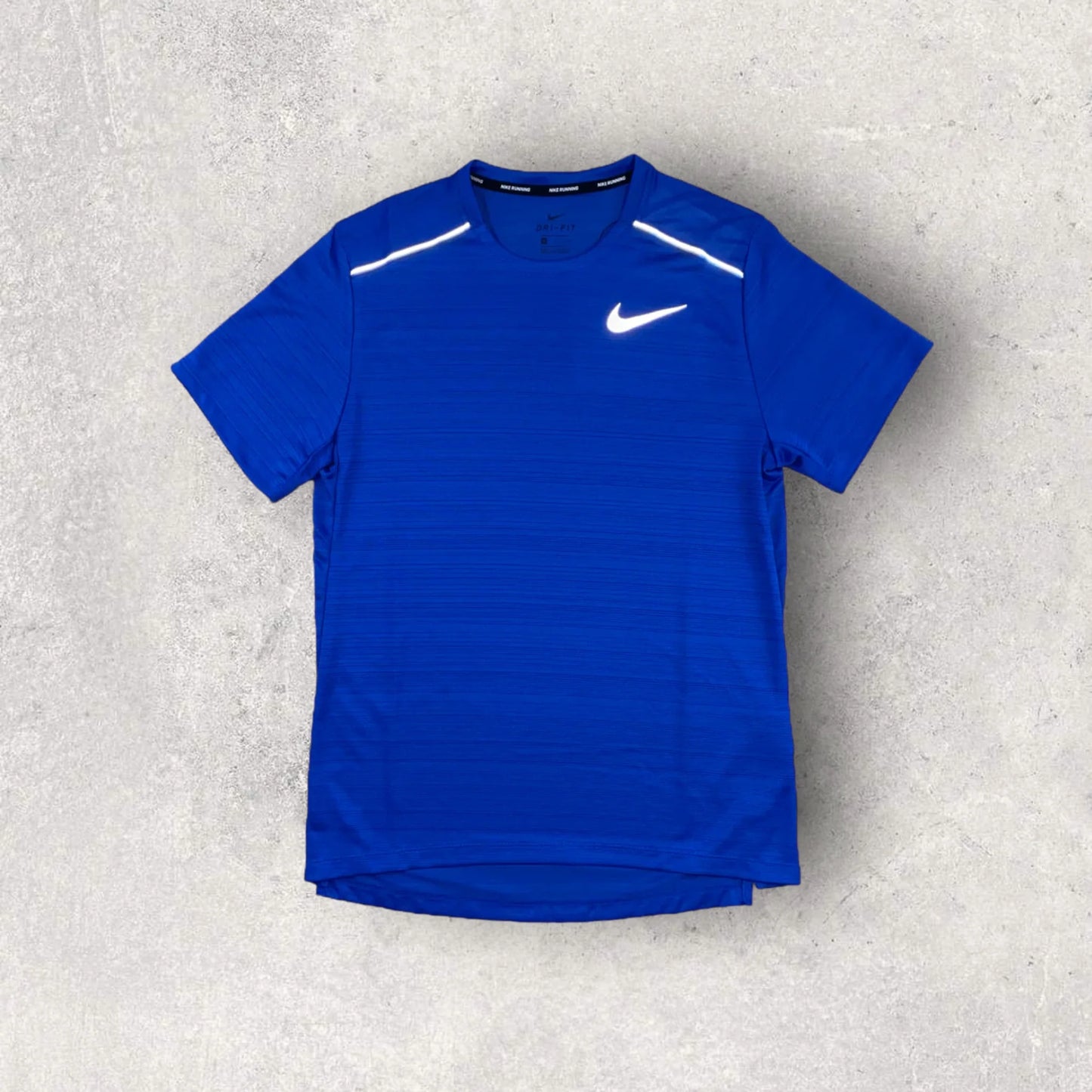 NIKE MILER 1.0 / STRIDE FLEX SHORT SET - ROYAL BLUE/GREY