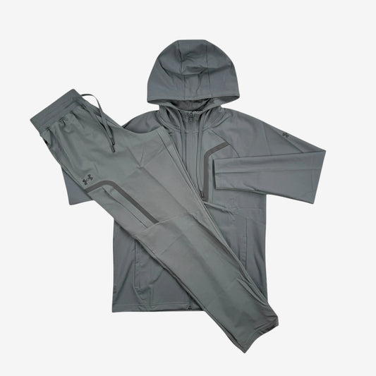 UNDER ARMOUR SPORTSTYLE POLY TRACKSUIT - GREY