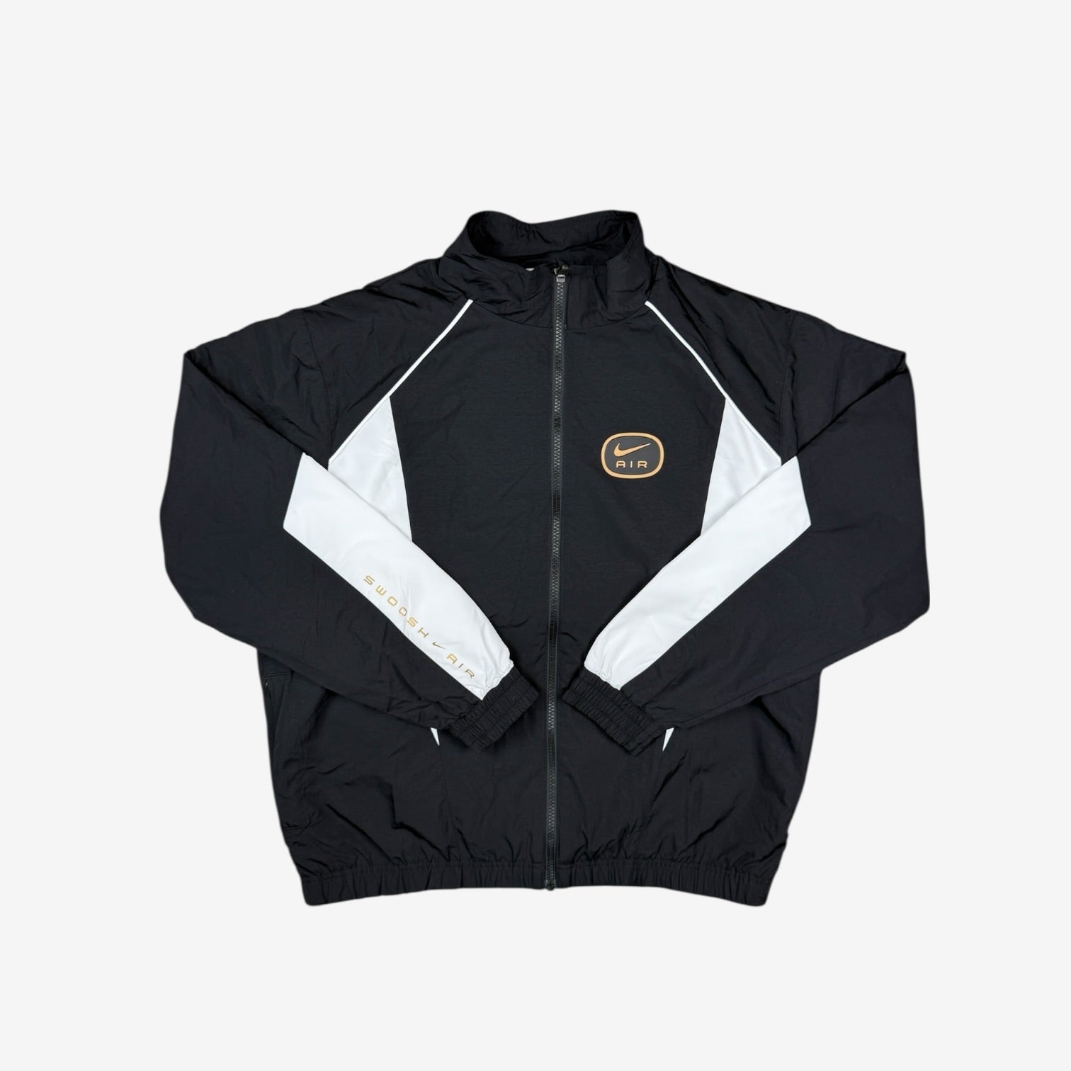 NIKE AIR WOVEN TRACKSUIT - BLACK/WHITE