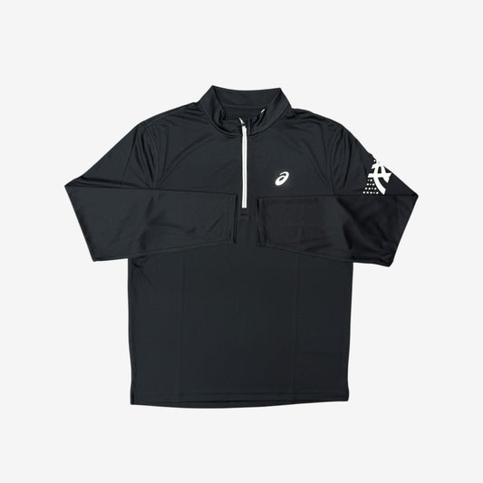 ASICS ICON 1/4 ZIP - BLACK