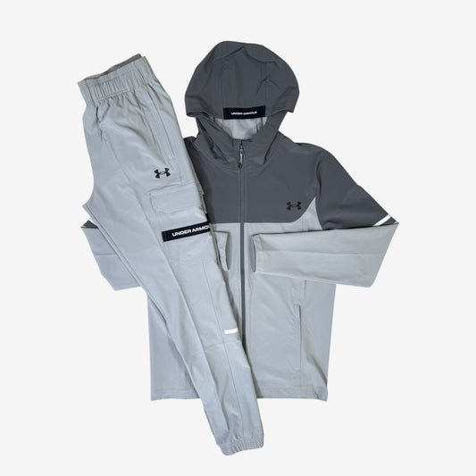 UNDER ARMOUR UTILITY TRACKSUIT - GREY/DARK GREY