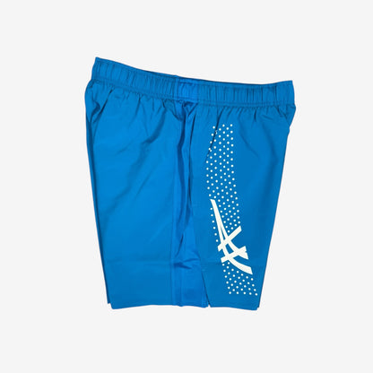 ASICS ICON SHORT SET - BLUE/CREAM