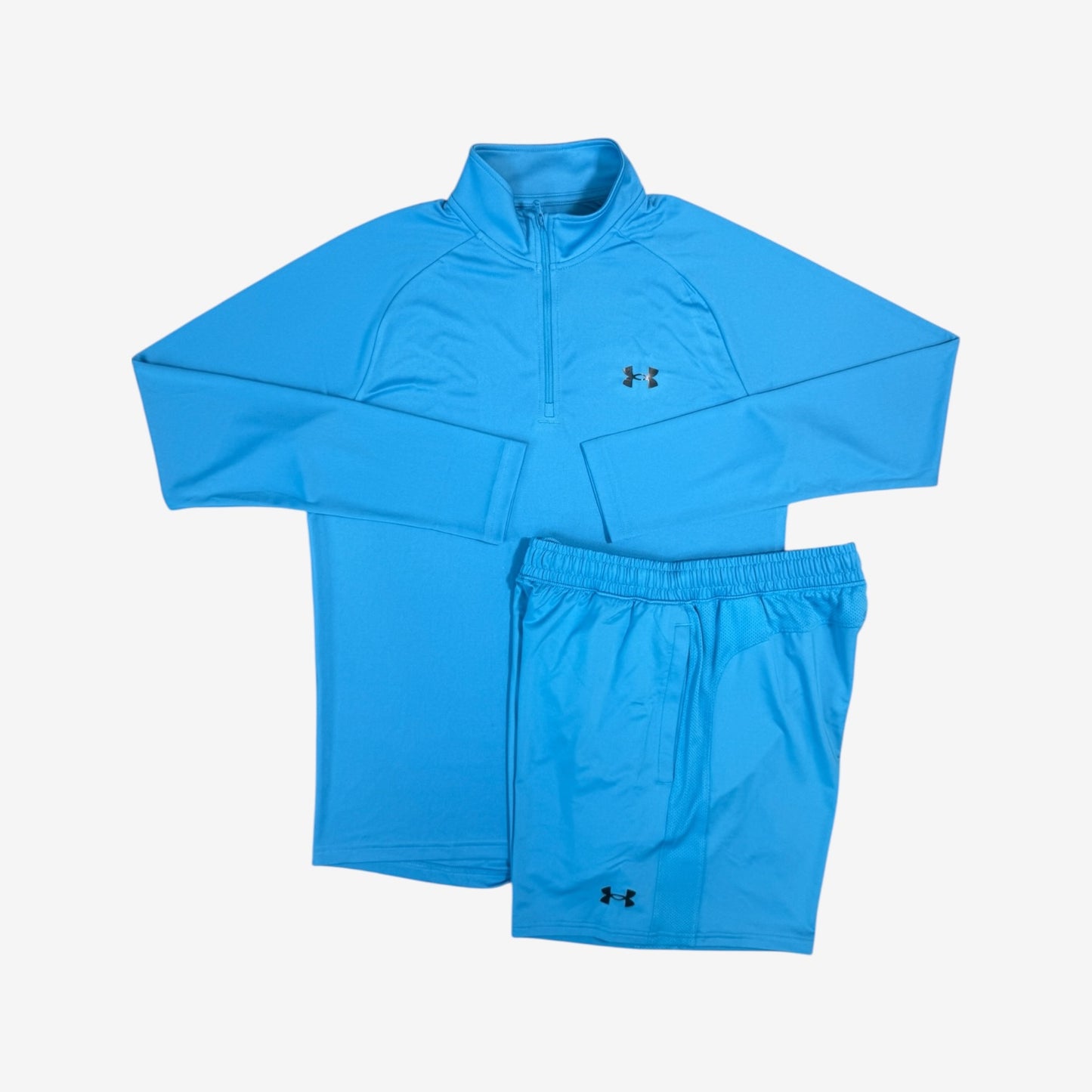 UNDER ARMOUR VELOCITY 1/4 ZIP SET - BABY BLUE