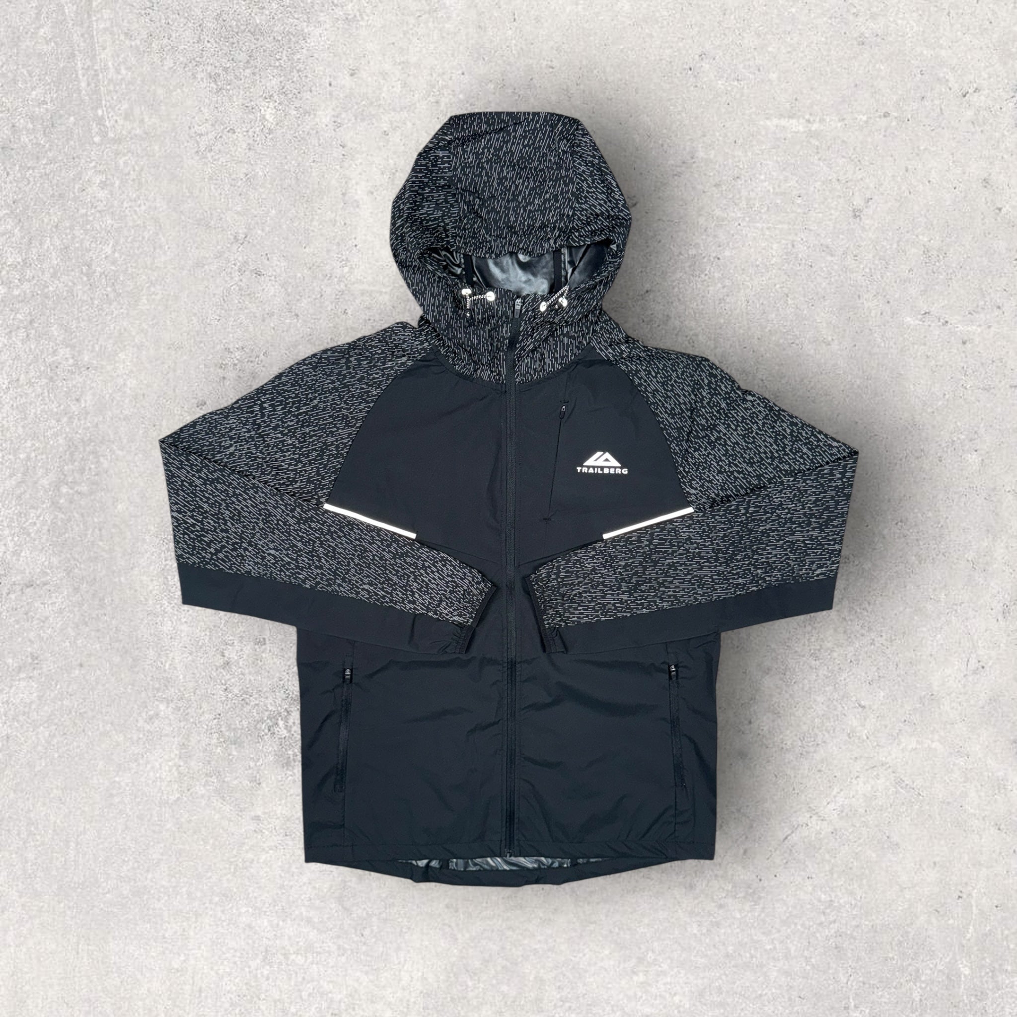 TRAILBERG REFLECT JACKET SET - BLACK