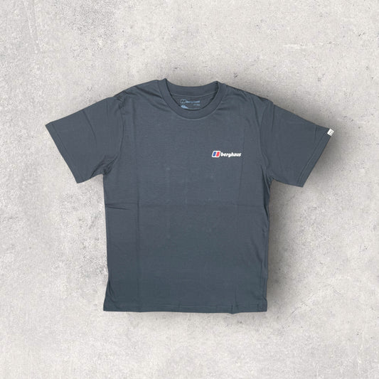 BERGHAUS LOGO COTTON T-SHIRT - GREY