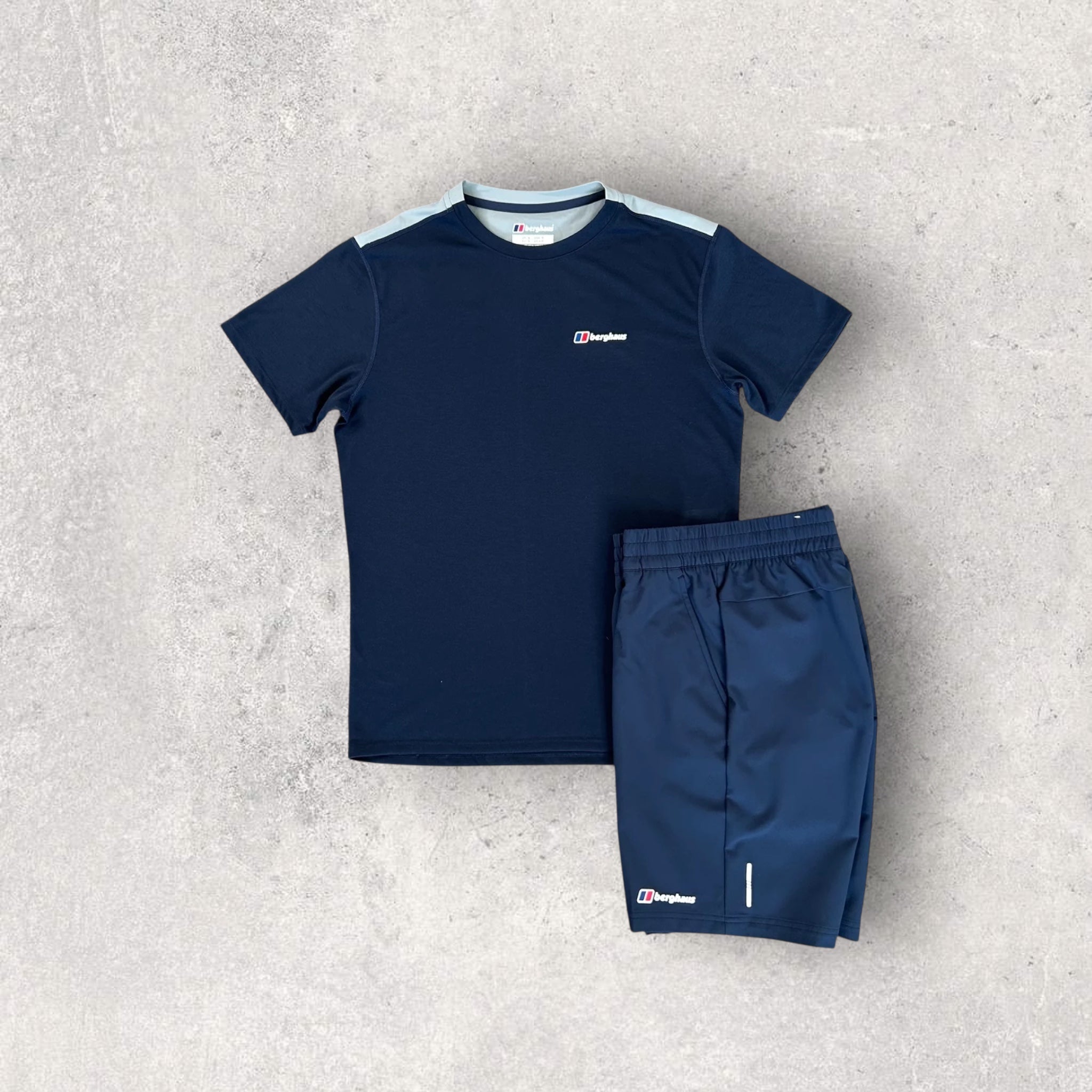 BERGHAUS TERRAIN SHORT SET - NAVY/GREY