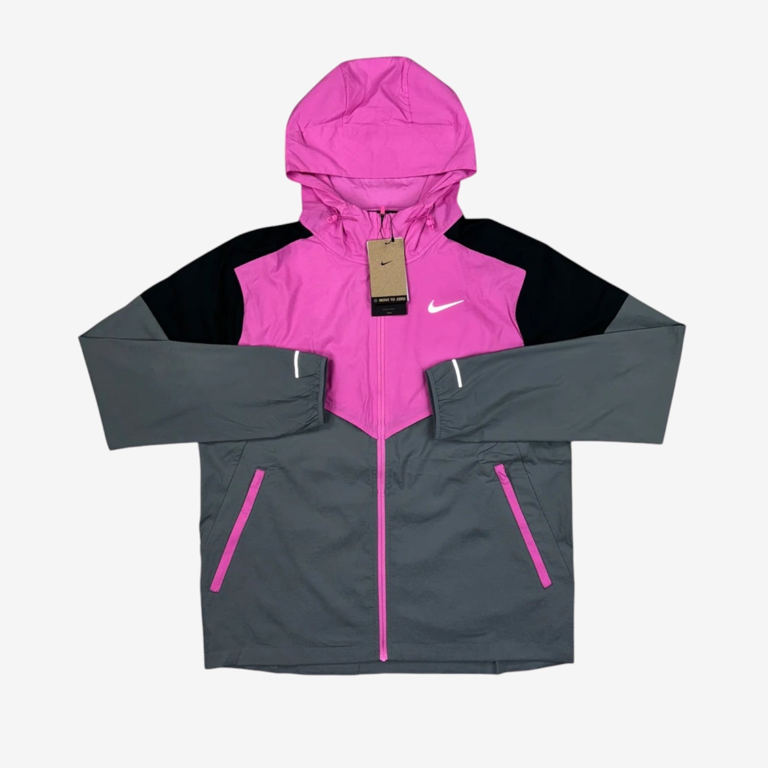 NIKE UV WINDRUNNER JACKET - PLAYFUL PINK/COOL GREY