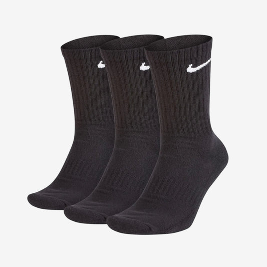 NIKE PERFORMANCE LIGHTWEIGHT CREW SOCKS - BLACK