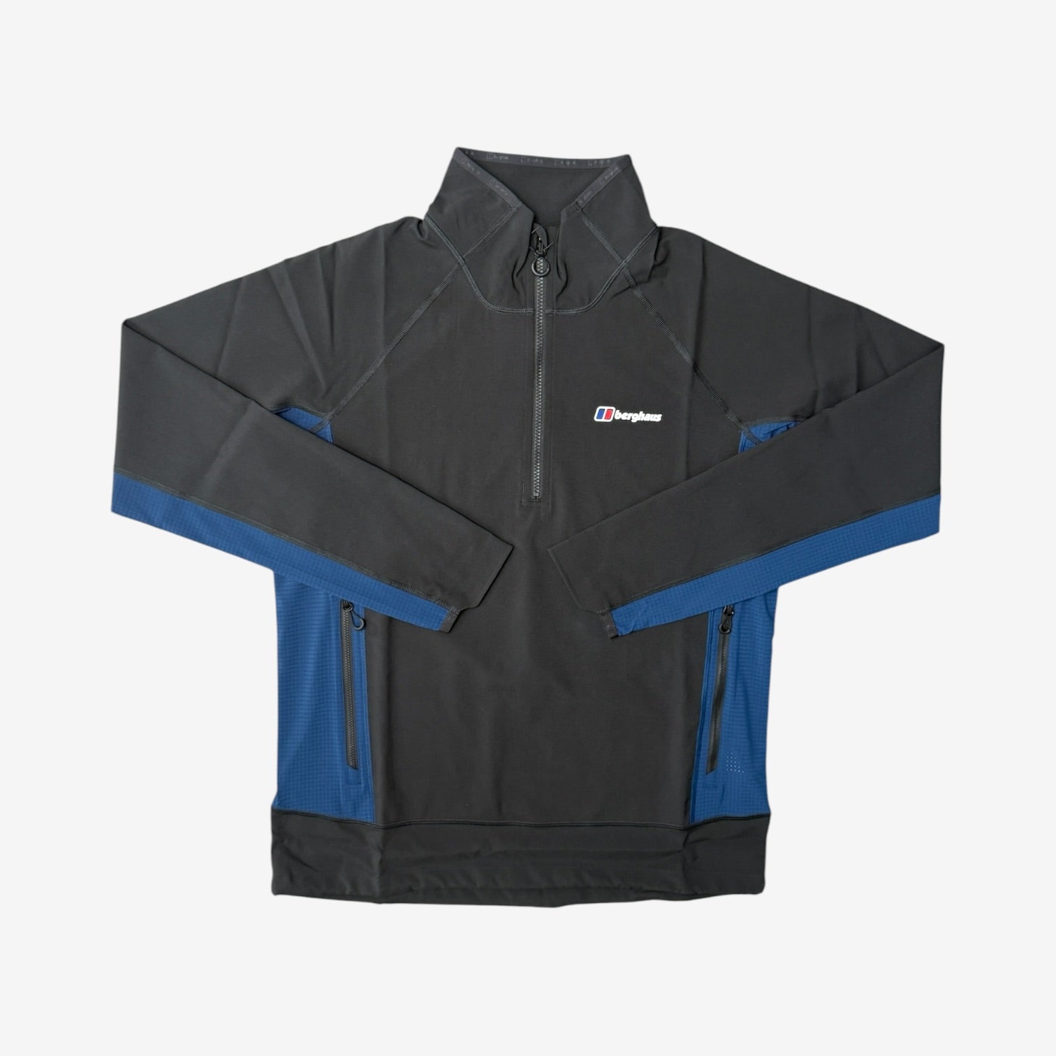 BERGHAUS WAVERTREE 1/4 ZIP SHORT SET - BLACK/BLUE