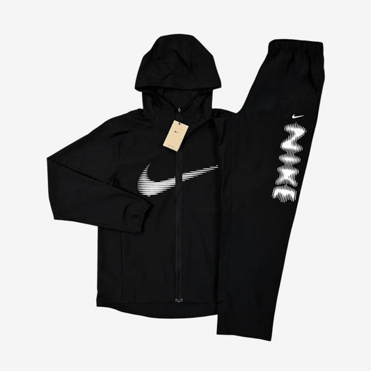 NIKE HD SWOOSH TRACKSUIT - BLACK/WHITE
