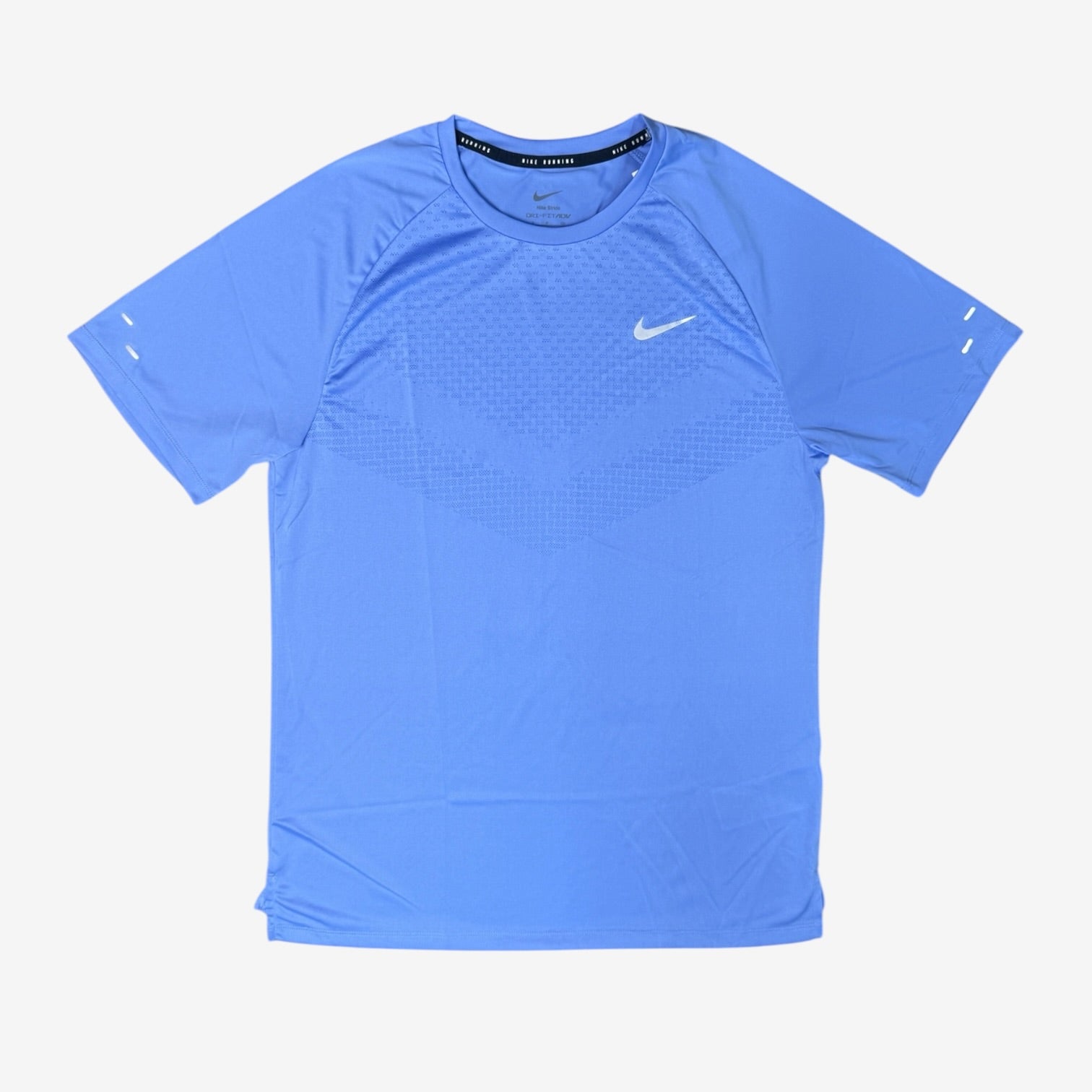 NIKE STRIDE T-SHIRT & STRIDE SHORT SET - ROYAL PULSE/BLACK