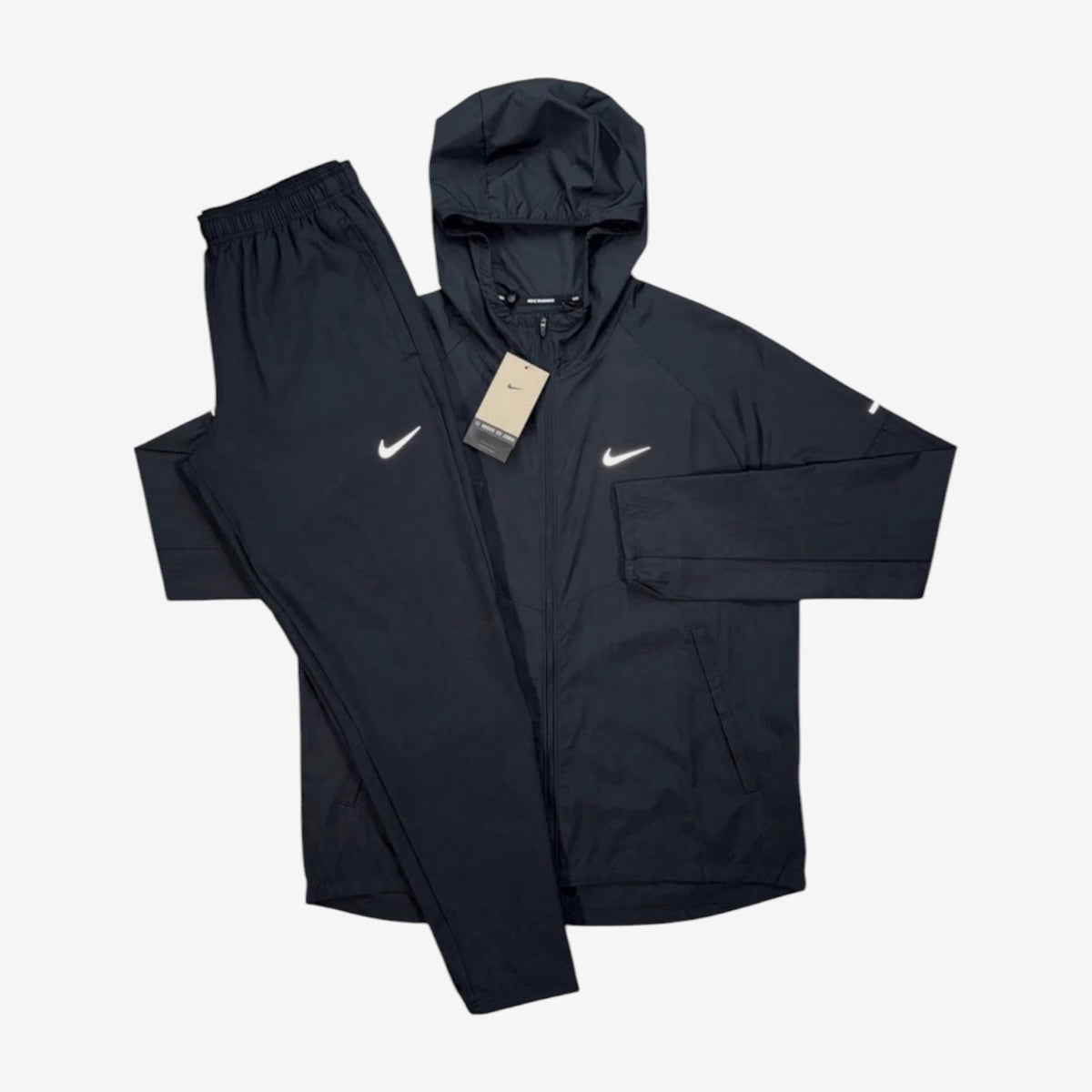 NIKE REPEL RUNNING TRACKSUIT - BLACK