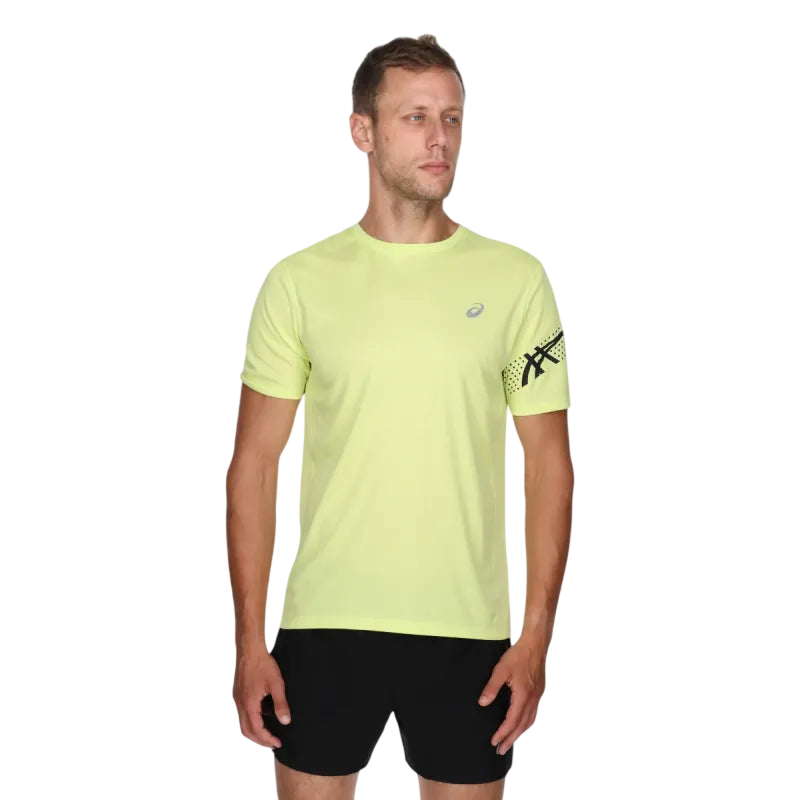 Asics Icon Short Sleeve Top - Lemon